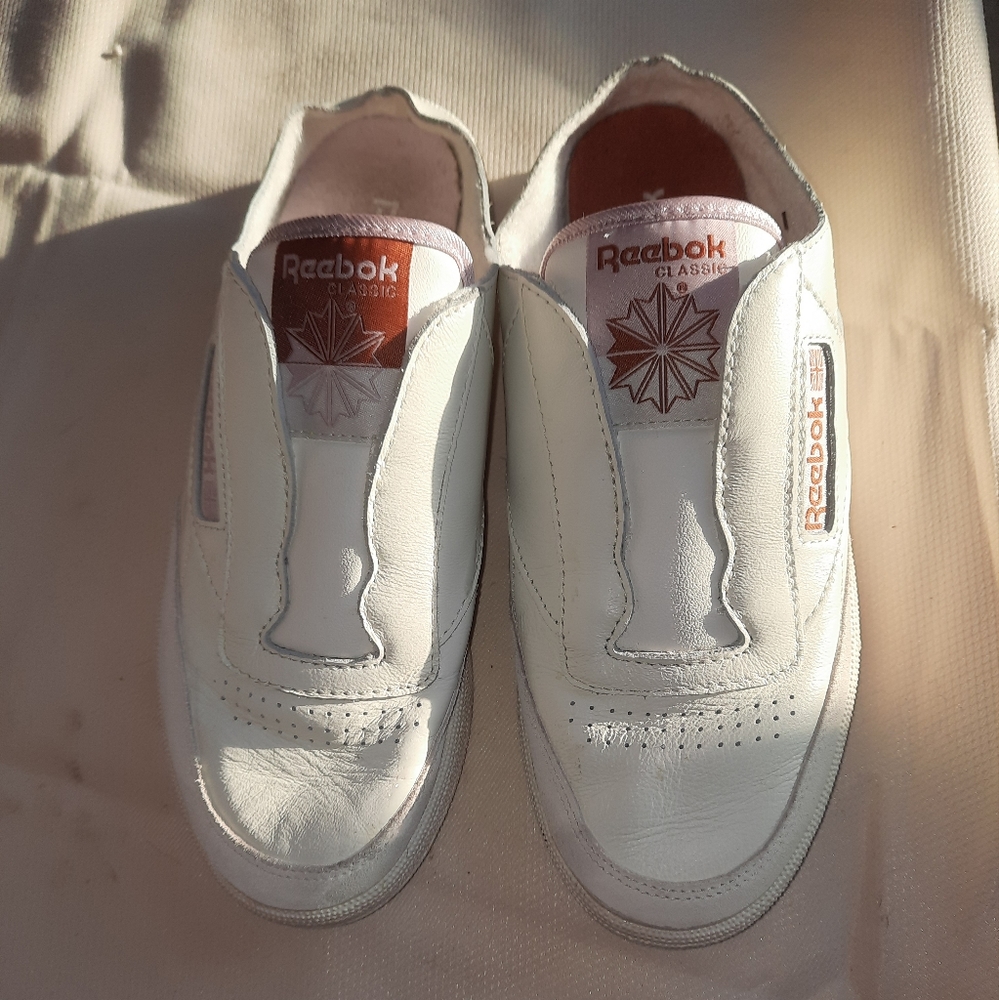 Reebok Club C Laceless Mules pink/white